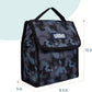 Wildkin Kids Insulated Lunch Bag – Reusable, Ideal for Hot/Cold Snacks, School & Travel - Black Camo
