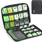 Luxtude Electronics Organizer Travel Case, Cable Organizer Bag, Portable Cord Organizer Travel, Travel Case for Chargers and Cords, Tech Bag, Flying Trip Essentials for Cable Storage/Tech Storage