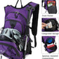 Hydration Backpack Pack with 2L Water Bladder 18L Hiking Backpack Women Men Lightweight Hydropack Insulated Daypack for Biking, Running, Festival - Roamly