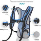 Water Buffalo Hydration Backpack - Lightweight Hydration Pack with 2L Water Bladder - Water Backpack for Hiking, Running, Biking, and Raves - Road Runner 12L Hydropack Backpack