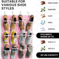 Simple Houseware 24 Pockets Large Clear Pockets Over The Door Hanging Shoe Organizer, Pink (56" x 22.5")