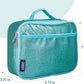 Wildkin Kids Insulated Lunch Box – Durable and Reusable for School & Travel - Blue Glitter