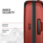 Victorinox Spectra 3.0 Frequent Flyer Plus Carry-On - Modern Hardside Carry-On Luggage - Rolling Suitcase with Spinner Wheels - Holds Travel Accessories - 45 Liters, Red