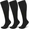 LEVSOX Merino Wool Compression Socks for Women & Men 20-30 mmHg Knee High Graduated Support Socks for Nurses Pregnancy Travel