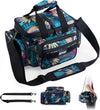 Goture Fishing Tackle Bag, 600D Water-Resistant Soft Side Crossbody Sling Bag for Men & Women,Small Gear Storage Tactical Bags for Saltwater & Freshwater,Fits 4 3600 Tackle Boxes (Not Included)