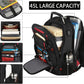 17.3 Laptop Backpack, Extra Large Travel laptop Backpack with Rain Cover, TSA Friendly Flight Approved with RFID Anti Theft Pocket and USB Charger Port, Water Resistant College Bag for Men and Women