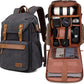 Camera backpack ; Professional UAV Camera bag ;Backpack Large Capacity Photography Canvas backpack camera bag（grey）