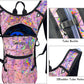 Reflective Hydration Backpack, Hydration Pack - Water Backpack with 2L/3L Hydration Bladder, Essential for Festivals - Rave Hydration Pack for Hiking, Running, Cycling, and Festivals