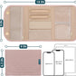 Pavilia Foldable Jewelry Organizer - Travel Roll Bag with Compartments for Earrings, Rings, Necklaces, Bracelets - Packing Accessory