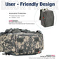 Piscifun Fishing Backpack with 2 Rod Holders & 4 Tackle Boxes, Large Tackle Storage Bag With Rain Cover for Fishing Gear