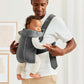 BabyBjörn Baby Carrier Mini, Dark Gray, 3D Jersey Infant Carrier (7-25 lbs), Ergonomic, Easy-to-Use