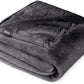 Bare Home Fleece Blanket - King Size - Ultra-Soft Lightweight for Bed, Sofa, and Couch - Luxury Microplush - Cozy Warm Blanket (King, Forged Iron Grey)
