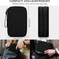 FYY Electronic Organizer, Large Travel Cable Organizer Bag Pouch Electronic Accessories Carry Case Portable Waterproof Double Layers All-in-One Storage Bag for Cable, Cord, Charger, Phone, Black