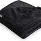 Bare Home Textured Fleece Blanket - Twin/Twin Extra Long - Ultra-Soft Lightweight for Bed, Sofa, and Couch - Luxury Microplush - Cozy Warm Blanket (Twin/Twin XL, Chevron Black)