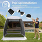 Alvantor Pop Up Screen House Gazebo with Mosquito Netting, Instant UV Resistant Sun Shelter for Patio & Backyard, Portable Canopy Tent for 2-10 Person