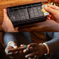 MR.OKAY 2 Watch Travel Case- Classic Leather Watch Case With Superb Texture.(Portable Watch Roll Or Organizer For Storage And Display).Festival Gift For Men, All Handcrafted By Artisans.
