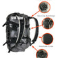UNPLUG Waterproof Bags for Travel -1680D Heavy Duty Waterproof Duffel Bag for Camping, Motorcycle Dry Bag, Hunting Bag, Bug Out Bag, dry bags for kayaking waterproof boat bag (65L Storm Grey) - Roamly