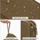 FYY Electronic Organizer, Travel Cable Organizer Bag Pouch Electronic Accessories Carry Case Portable Waterproof Double Layers Storage Bag for Cable, Charger, Phone, Earphone, Medium Size- Brown