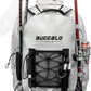 Buffalo Gear Waterproof Fishing Backpack With Rod Holder, 26L Fly Tackle Storage for Fishing