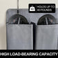 RV Shoe Pockets 10 Pockets Heavy Hanging Bedside Storage Organizer with Sturdy Hooks Storage Pockets Hangs on bed for Shoes Toys and Tool Accessories