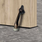 QCAA Heavy Duty Kickdown Door Holder, 4", Zinc Die Cast, Antique Copper, 2 Pack, Made in Taiwan