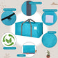 8 Pack Extra Large Moving Bags Heavy Duty Packing Bags with Extra Long Handles and Zippers Storage Totes for College Students Room Dorm Essentials Packing Supplies(Blue)