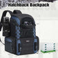 Piscifun Fishing Tackle Backpack with Rod Holders & 4 Tackle Boxes, 42L Outdoor Fishing Bag with Waterproof Rain Cover
