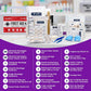 OSHA Compliant First Aid Kit - 10 Person, Type III, ANSI Class A Emergency Kit for Truck, Car, Construction Site - 111 Essential First Aid Supplies