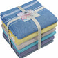 HILLFAIR Cotton Turkish Beach Towels- Lightweight Sand Free Peshtemal Hammam Towels for Bath Swim Yoga Spa- XXL Oversized Beach Towel (39 x 72 inch - 6 Pack Multicolor)