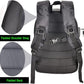 Backpack Bag With Lock - Activated Carbon Fiber Lining - Water Resistant,Anti Theft Laptop Daypack for Men & Women Travel (Camo Burgandy)