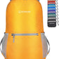 ZOMAKE Ultra Lightweight Hiking Backpack 20L, Packable Small Backpacks Water Resistant Daypack for Women Men(Yellow New)