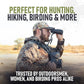 Binocular Harness Chest Pack - Lightweight Hunting Chest Rig with Rangefinder Pouch, MOLLE System Bino Harness for Bow Hunting, Tactical Chest Pack for Men, Veteran Owned Gear, Gray