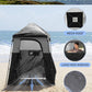 KingCamp Shower Tent, Portable Privacy Tent Outdoor Camping 1/2 Room Toilet Tents with Shower Bag & Dressing Room for Beach, Camping & Hiking