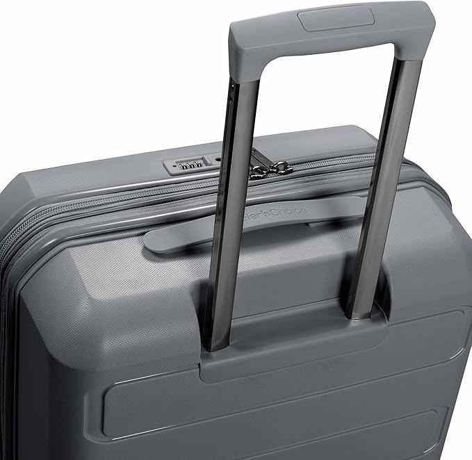 Traveler's Choice Pagosa Hardshell Expandable Luggage with Spinner Wheels, Gray, 2-Piece Set (22/26)