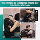 Modern Advantage Inflatable Travel Pillow for Airplanes with Adjustable Extra Bottom, Support Head & Chin to Avoid Neck & Shoulder Pain, for Travelling, Office Napping with Eye Mask & Earplug