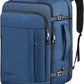 Carry On Backpack, Extra Large 50L Travel Backpack for Men & Women, Expandable Backpack For Airplanes, 17 Inch Laptop Backpack, Luggage Suitcase 40L Daypack Lightweight Business Weekender Bag, Blue