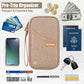 defway Passport Holder Travel Wallet - Family Passport Holder of 4, RFID Blocking Passport Wallet for Men Women, Travel Essentials for Flying (khaki)