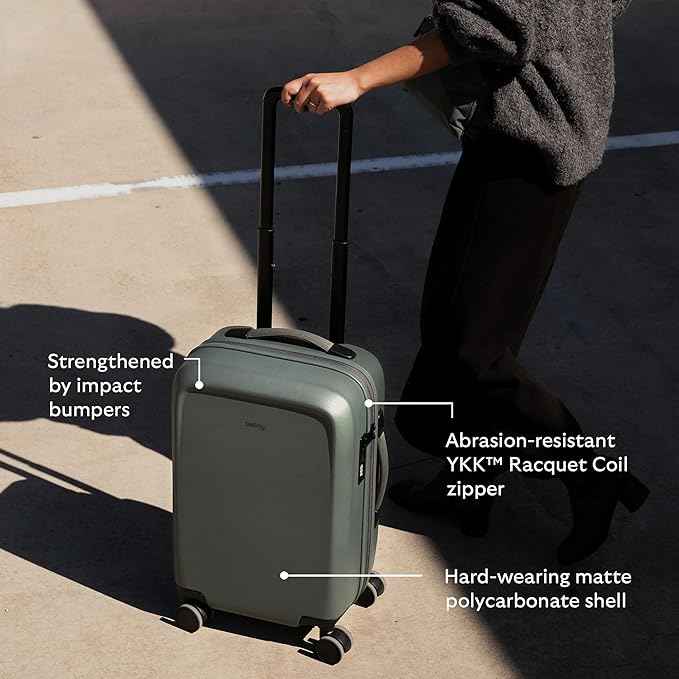 Bellroy Transit Carry-On Large (46L carry-on luggage, with hard shell and removable packing cells) - Bronze