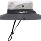 Womens Summer Sun Hat Beach Hat Wide Brim Outdoor UV Protection Hat Foldable Cool Mesh Ponytail Bucket Hat