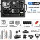 Case Organizer for GoPro Hero 13, Lockable TSA Dual Layer Waterproof Hard Carrying Case for GoPro Hero 12/11/10/9/8/Media Mod/Volta/Creator Edition/Action Camera and Other Accessories