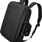ALPAKA Elements Tech Brief Pro 12L -3-in-1 Recycled Fabric Laptop Briefcase Backpack for 16" Laptop, Anti-Theft Secure with Luggage Pass-Through, Water-Resistant, Fits Tech & Business Essentials,Black