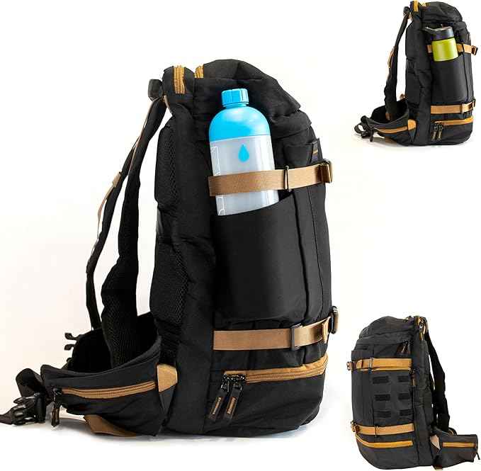 Mazama DAE Pack – All-in-One, Airline Approved Carry-On Backpack. Multi-Use Daypack with Pockets for Hydration Reservoir and Laptop, for School, Work, Travel, Hiking & Commuting. Includes Rain Cover.
