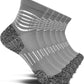 IRAMY Ankle Compression Socks for Men Athletic Running Socks with Cushioned Support 3 Pairs