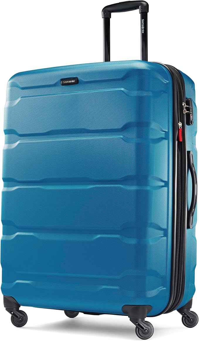 Samsonite Omni PC Hardside Expandable Luggage with Spinner Wheels, Adriatic Blue, 2-Piece Set (20/28)