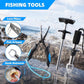103PCS Fishing Tackle Bag, Fishing Gear for Men Adults, Camouflage Backpack with Rod Holder Tackle Box, Waterproof Sling Fishing Tackle Storage Bags & Wraps, for Fishing, Camping, Hiking