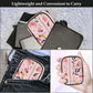 Serfeymi Weekly Travel Pill Organizer Pill Case for Purse with Removable 7 Day Pill Box, Fashionable Travel Medicine Organizer Pill Container for Medicine, Vitamin, Supplement - Pink 03