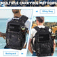 103PCS Fishing Tackle Bag, Fishing Gear for Men Adults, Camouflage Backpack with Rod Holder Tackle Box, Waterproof Sling Fishing Tackle Storage Bags & Wraps, for Fishing, Camping, Hiking