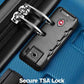 Suitour Luggage 3 Piece Sets Hard Shell Luggage Set with Spinner Wheels, TSA Lock, 20 24 28 inch Travel Suitcase Sets, Cerulean Blue