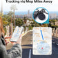 Momax Key Finder Tracker Tag - [Apple MFi Certified] Smart Bluetooth Tracking Device with Find My (iOS Only), Replaceable Battery, DIY Stickers, for Wallets, Luggage, Suitcases, Backpacks, 4 Pack