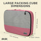 Large Packing Cubes for Suitcases - 5 Pcs set of Packing Cubes for Travel Carry on Suitcase Organizer Bags - Travel Cubes Organizer Bags for Luggage - Roamly